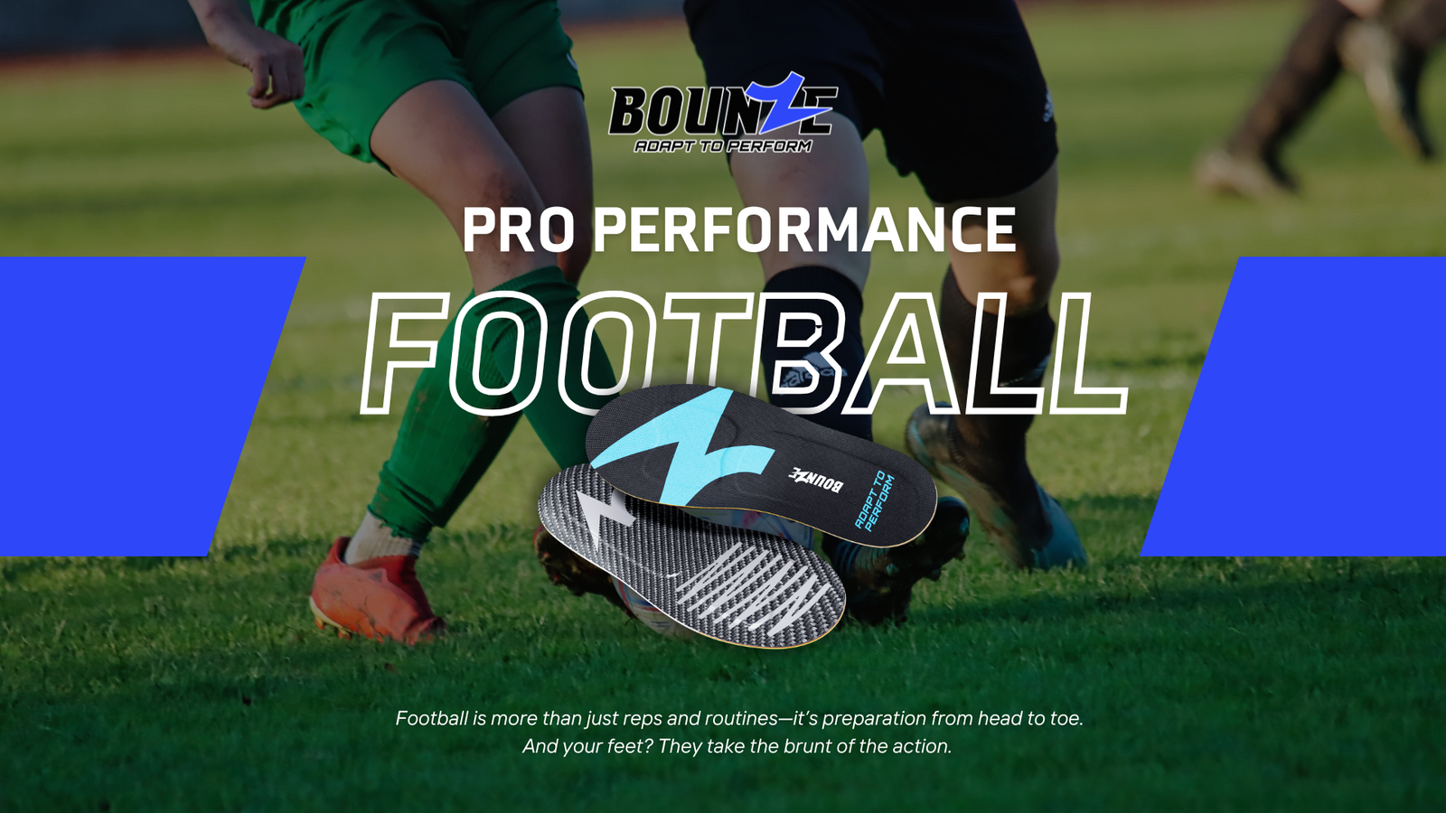 playing football with best custom insoles for support