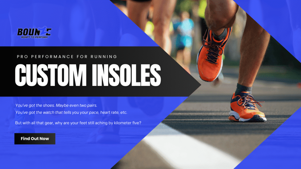 bounze custom insoles as best partner for running shoes