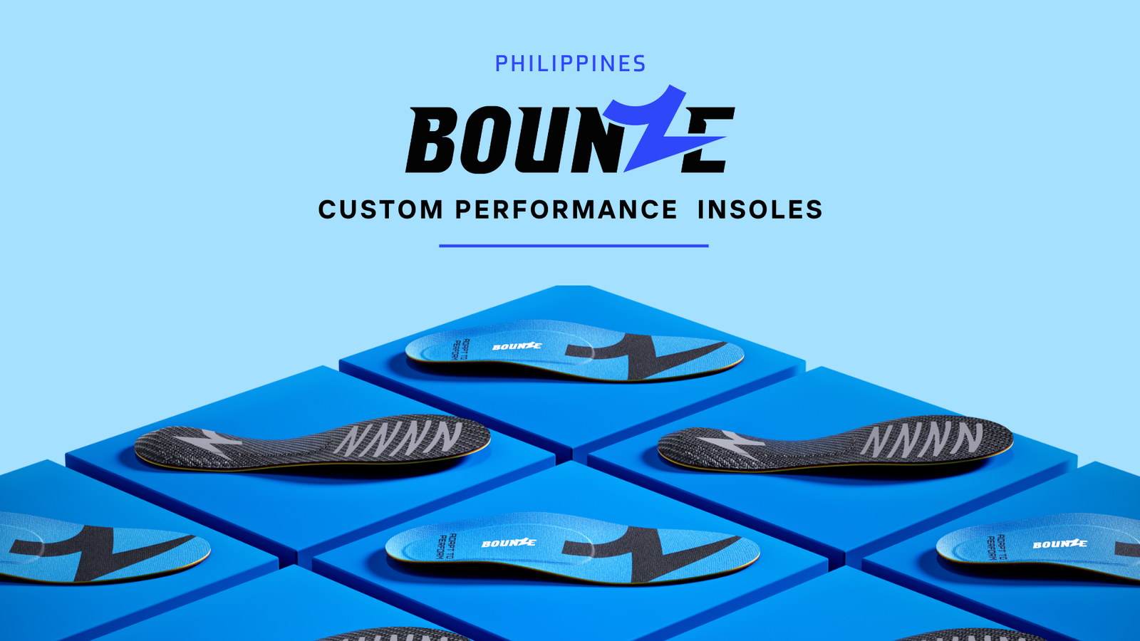 BOUNZE Pro and Daily Performance Insoles – where to buy insoles in the Philippines for custom foot support and all-day comfort