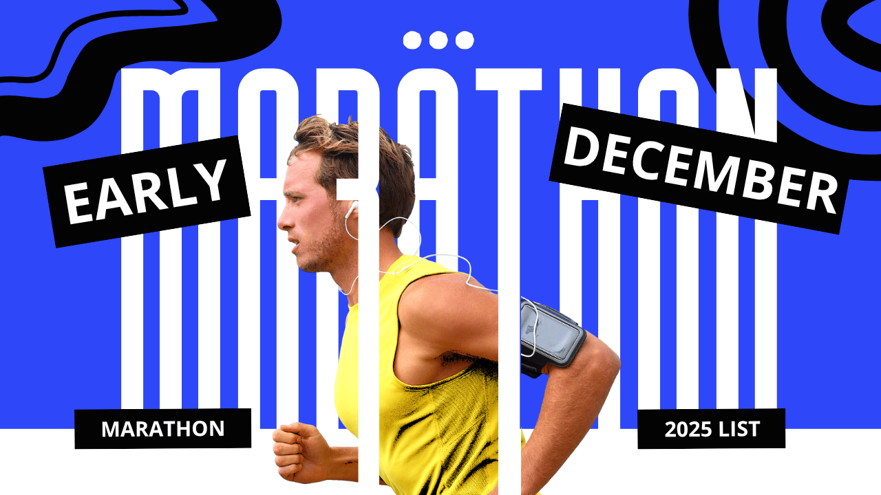 Runner in yellow shirt training for early December marathon races in the Philippines 2025